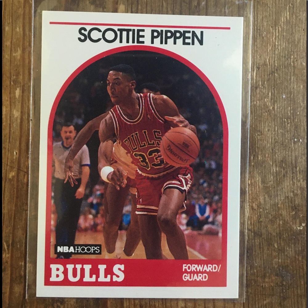 Scottie Pippen ‘89 Hoops card 2nd year, 244, Mint